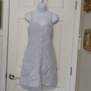 Abercrombie & Fitch Cotton Sundress striped